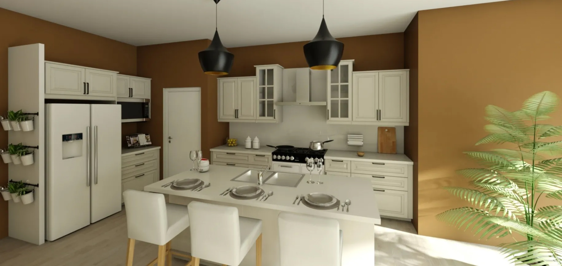 Kitchen render > HomeByMe Enterprise > Dassault Systemes