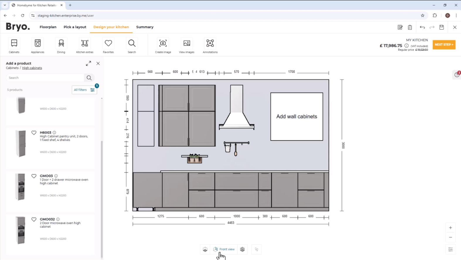 Front Elevation view > HomeByMe Enteprise > Dassault Systèmes