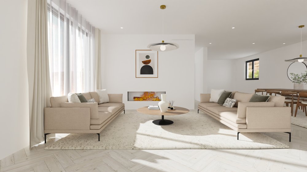 3D render of living room > HomeByMe Enteprise > Dassault Systèmes