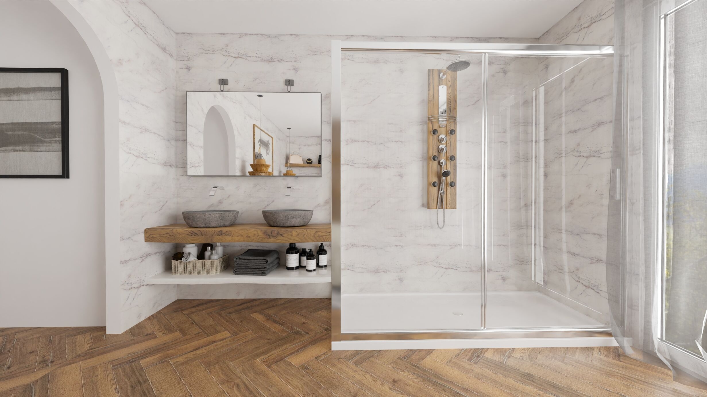 Bathroom render > HomeByMe Enterprise > Dassault Systèmes
