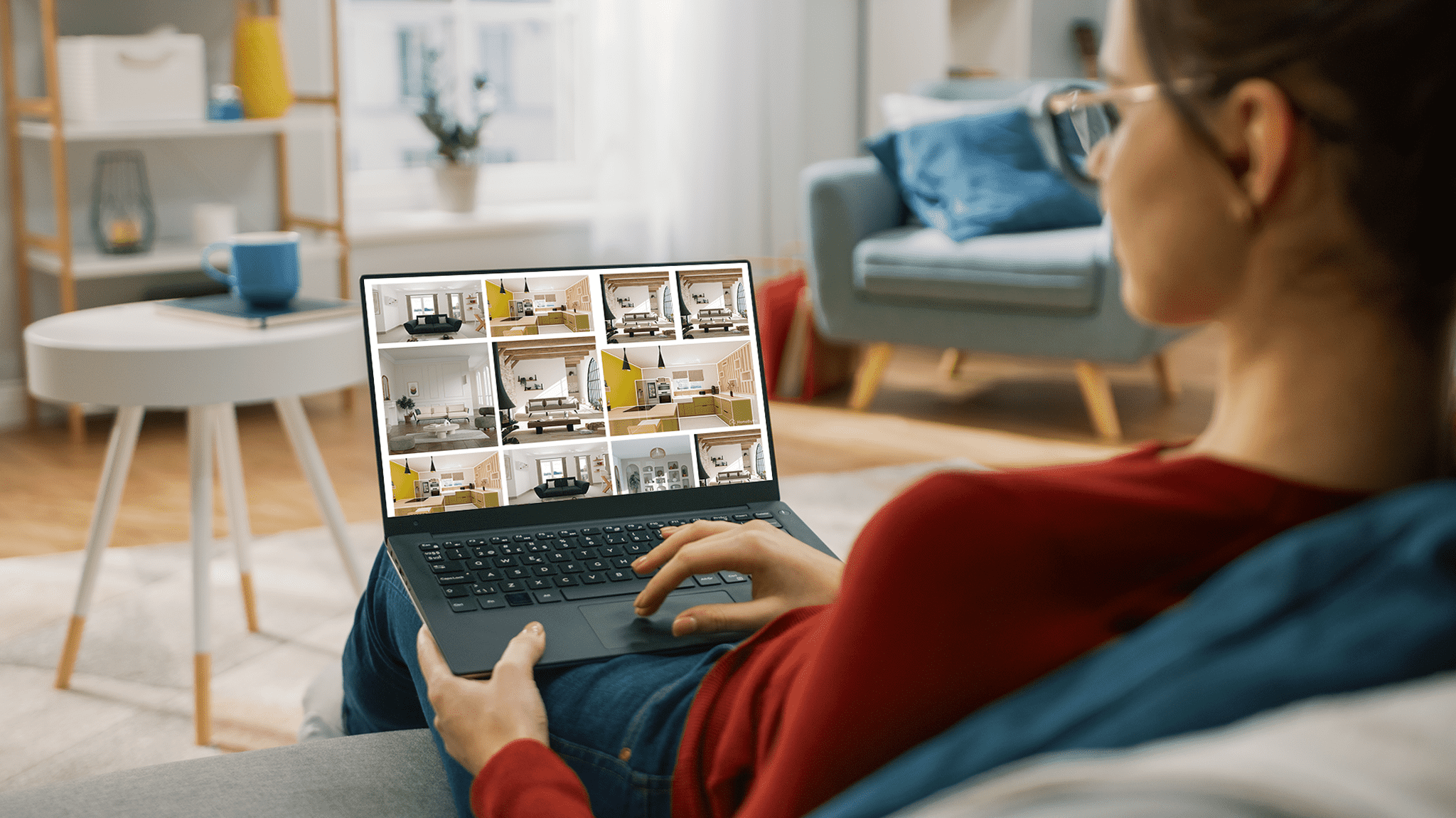 Woman shopping furniture > HomeByMe Enterprise > Dassault Systèmes