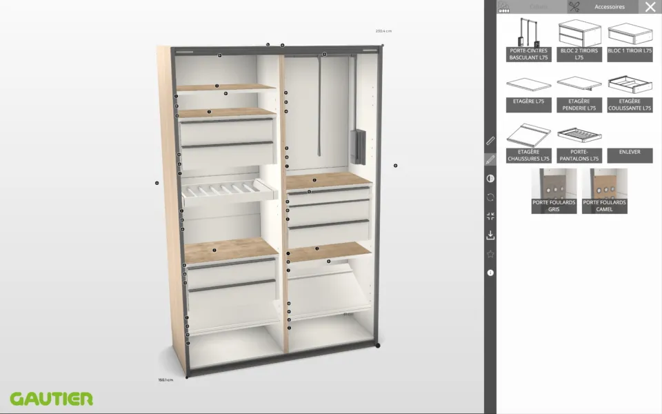 Gautier configurable products > HomeByMe Enterprise > Dassault Systemes