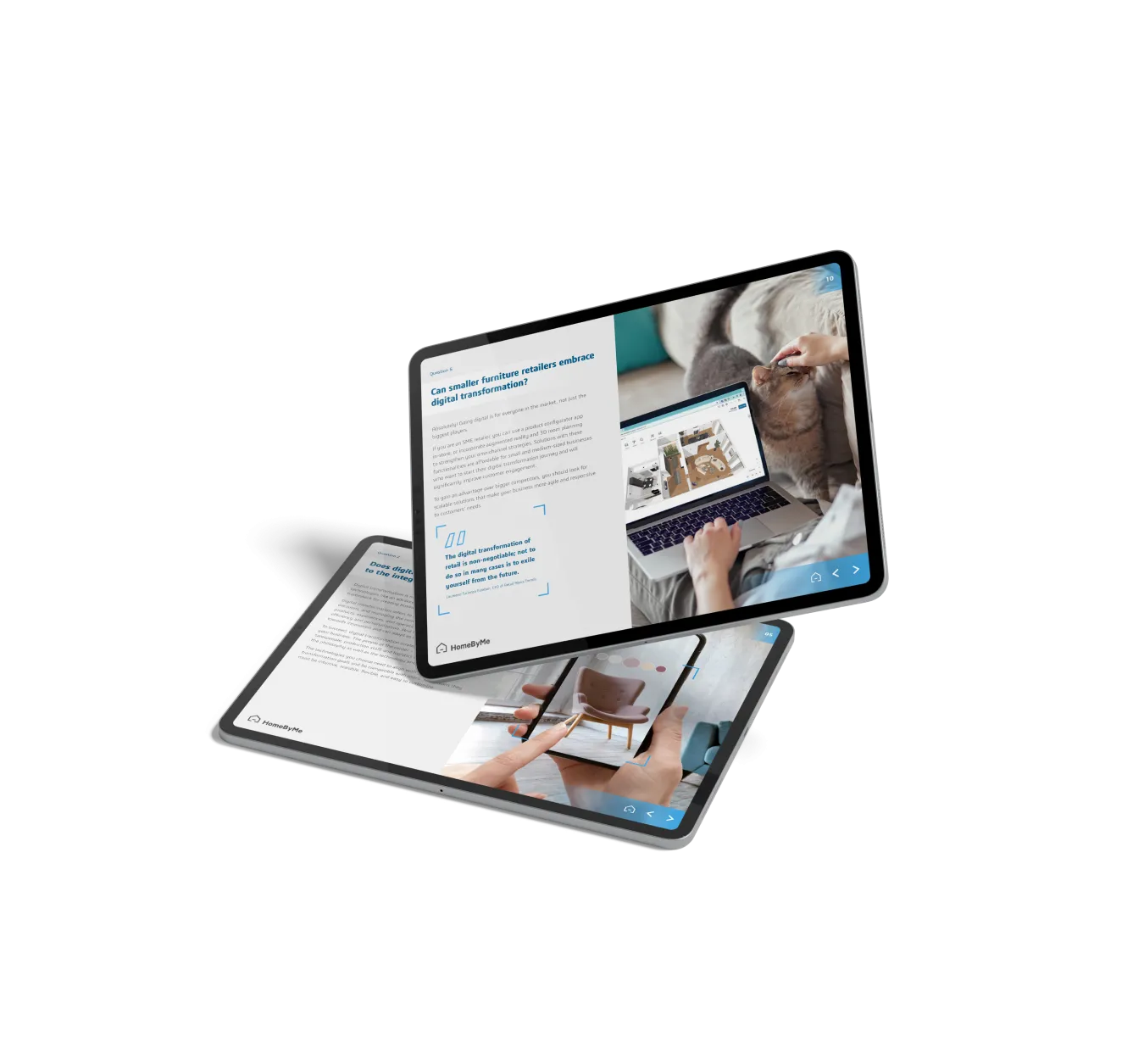 Ebook on tablet > HomeByMe Enterprise > Dassault Systemes