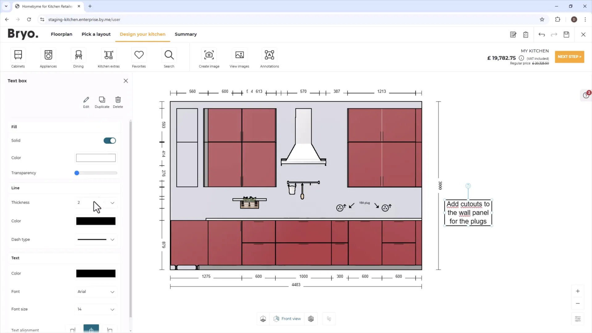 Front Elevation view > HomeByMe Enteprise > Dassault Systèmes
