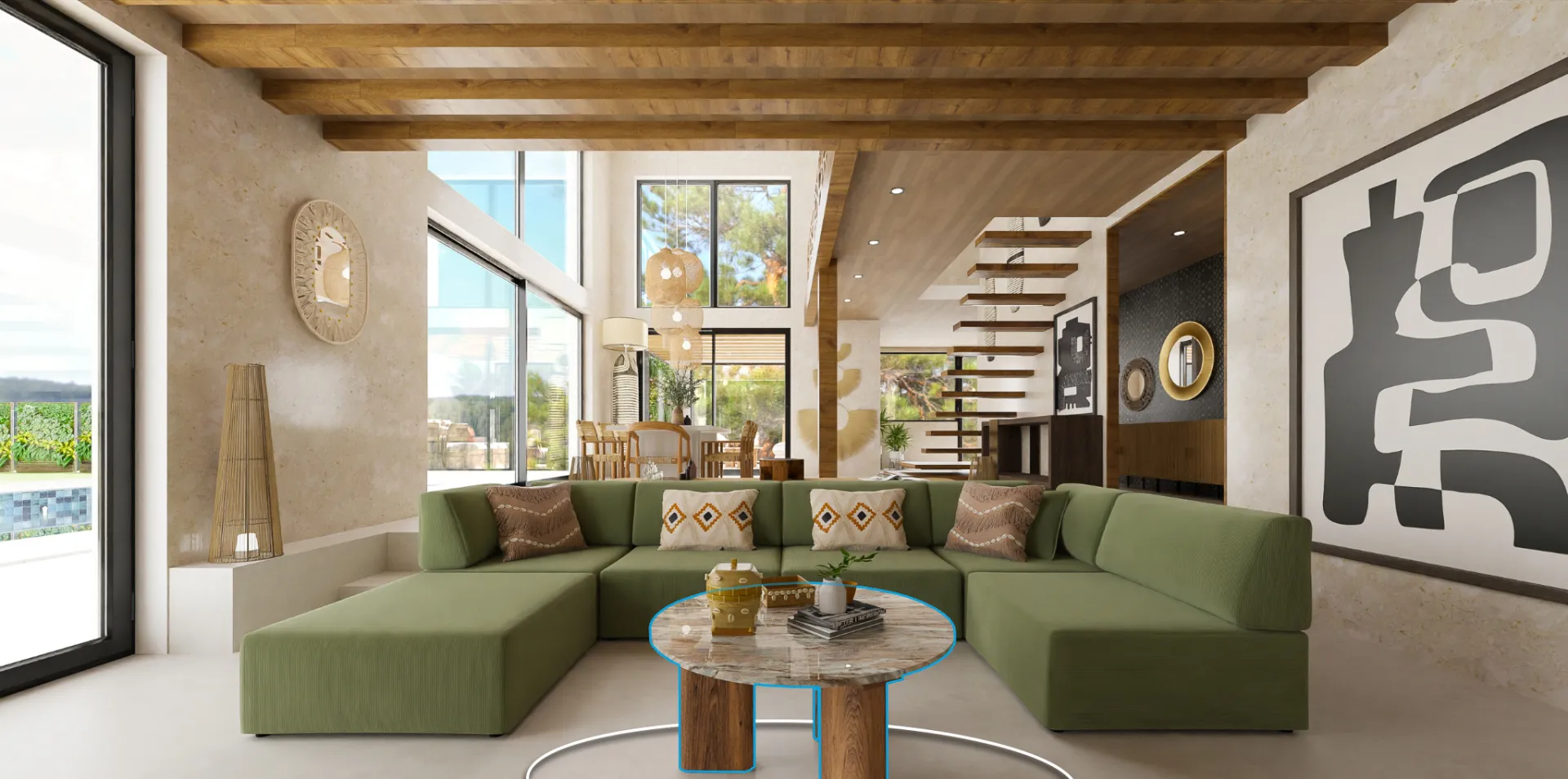 Living room in AR > HomeByMe Enterprise > Dassault Systèmes