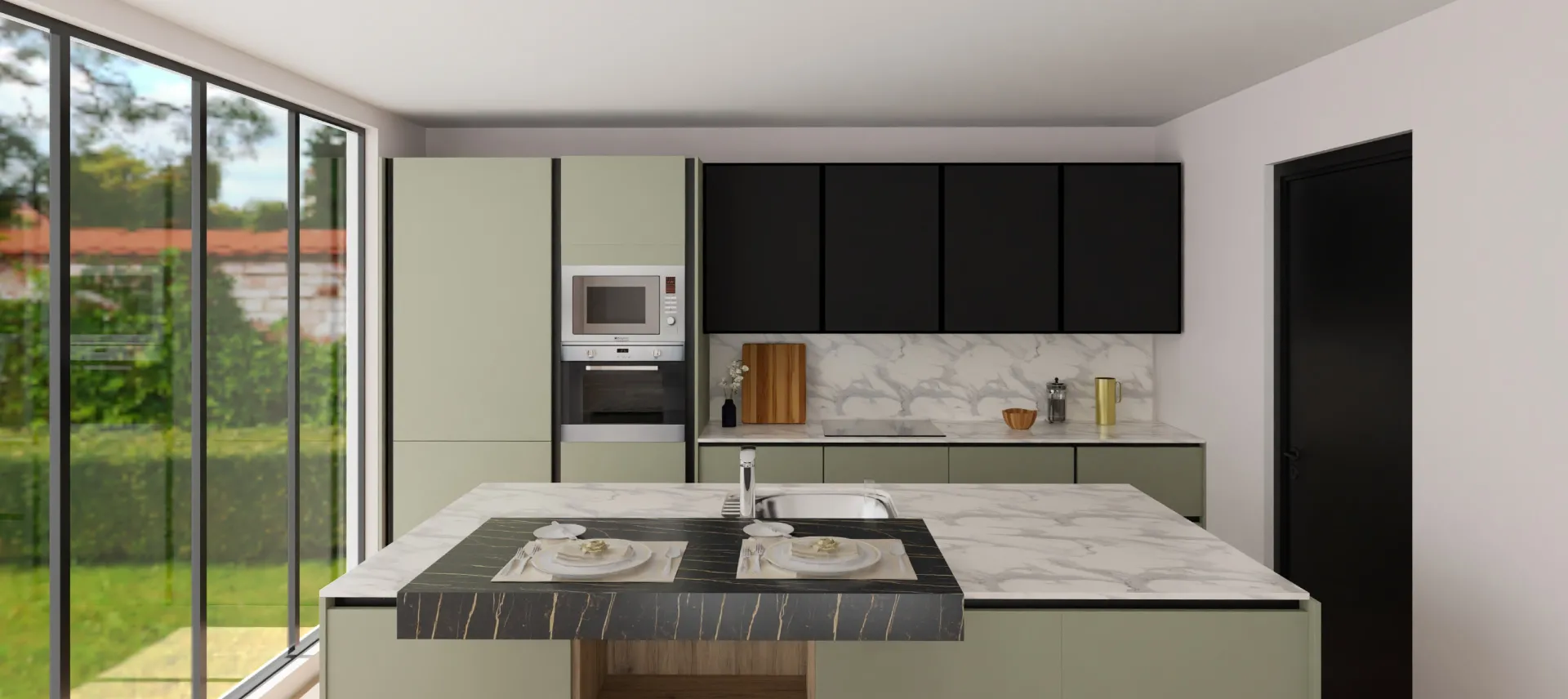 Kitchen render > HomeByMe Enterprise > Dassault Systèmes