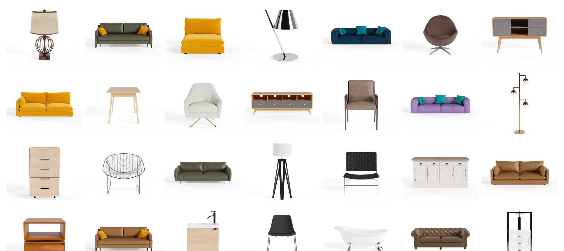 Packshot studio examples > HomeByMe Enterprise > Dassault Systèmes