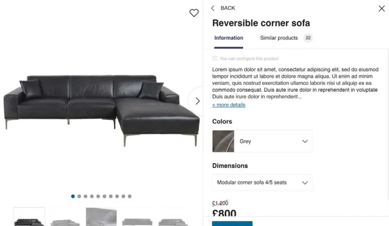 Sofa catalog > HomeByMe Enterprise > Dassault Systemes