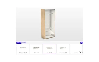 Menu de configuration de produits - Dressing > HomeByMe Enterprise > Dassault Systèmes