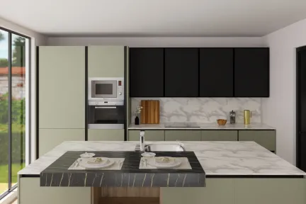 Kitchen render > HomeByMe Enterprise > Dassault Systèmes