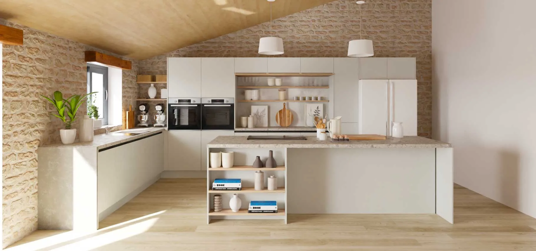 Kitchen render > HomeByMe Enterprise > Dassault Systèmes